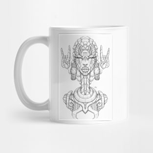 Alpha Black and White Mug